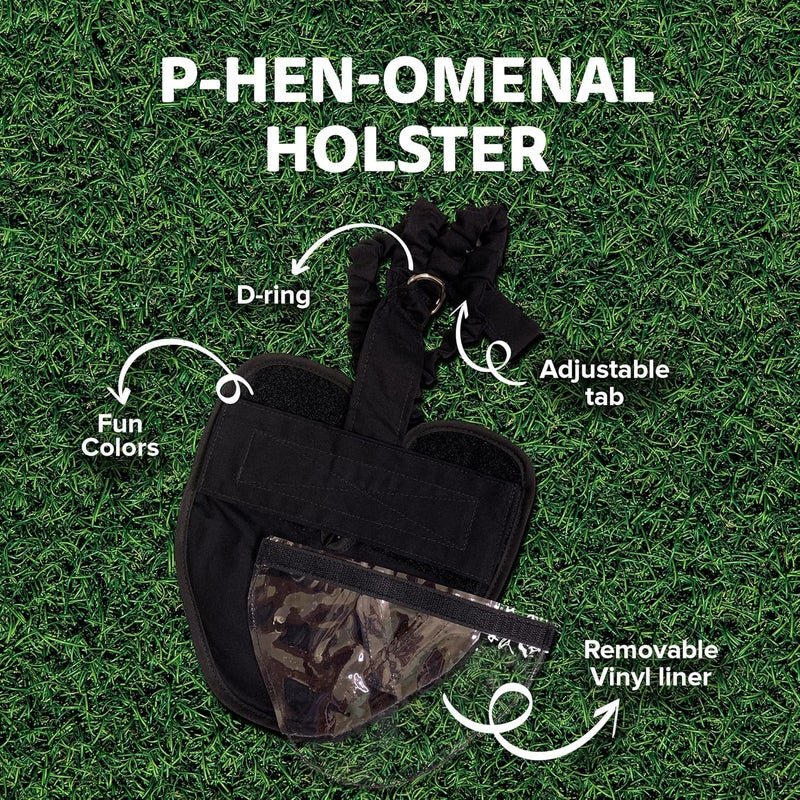 Holster Hen Wrap-Around Duck Diaper with Removable Liner & Adjustable Tab – Pekin Duck Diapers for Pet Ducks, Bird Diaper, Duck Accessories – Durable, Secure Fit, Easy-to-Wear - Made in USA - Black - Image 3